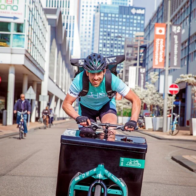 Duurzaam Bezorgen Blokzeep Fietskoeriers