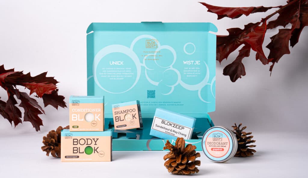 Duurzaam cadeauset blokzeep