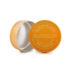 Aluminium blikje shampoo bar goud