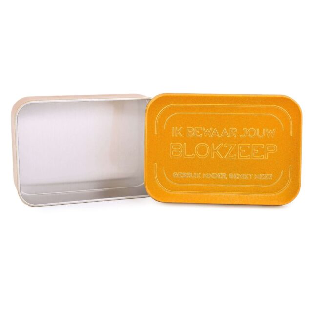 Bewaarblikje body bar goud