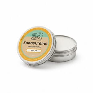 Zonnebrandcrème SPF 30 in aluminium blikje van Blokzeep